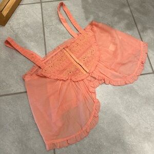 FREE PEOPLE PINK SUMMER TOP